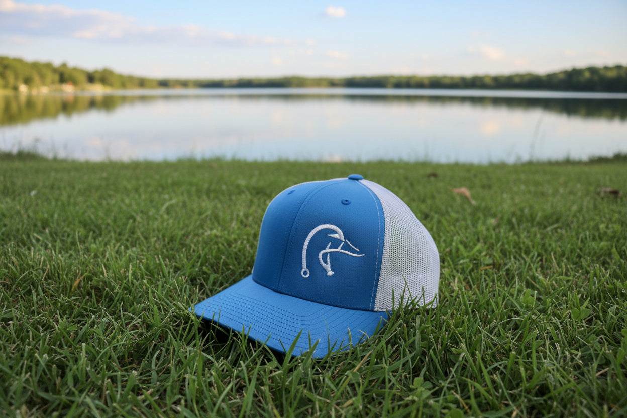 Hook and Horn Embroidered Hat